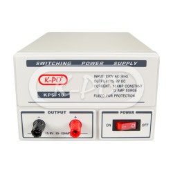 K-PO KPS-10 Barošanas bloks 220VAC/13.8VDC 10A/12A