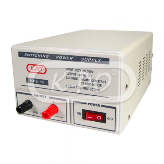K-PO KPS-10 Barošanas bloks 220VAC/13.8VDC 10A/12A