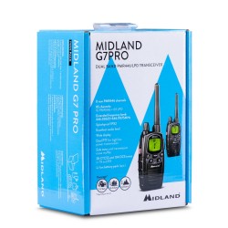 Midland G7 Pro PMR446 IPx2 rācija (pāris)