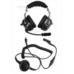 NC02R03B Prettrokšņa austiņas ar mikrofonu un PTT