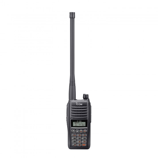 ICOM IC-A16E VHF aviācijas portatīva radiostacija ICOM IC-A16E VHF aviācijas portatīva radiostacija