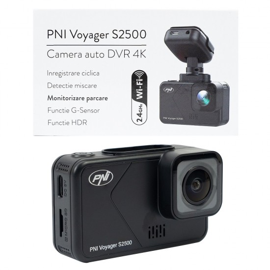 PNI Voyager S2500 automašīnas 4K UHD WiFi videoreģistrators PNI Voyager S2500 automašīnas 4K UHD WiFi videoreģistrators