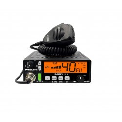 President BARRY II + 12/24V Multi-Standarta mobilā CB radiostacija AM/FM TXPR122