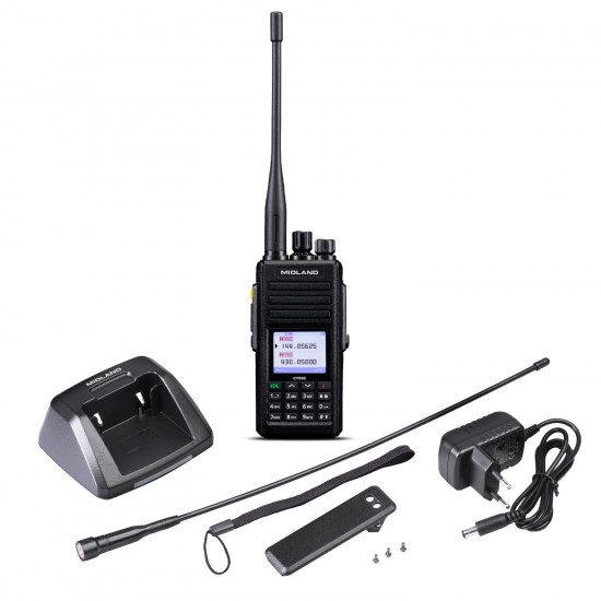 Midland CT990-EBR Ūdensnecaurlaidīgs IP67 Divdiapazonu FM Transīvers VHF/UHF 10W C1339.02 Midland CT990-EBR Ūdensnecaurlaidīgs IP67 Divdiapazonu FM Transīvers VHF/UHF 10W C1339.02