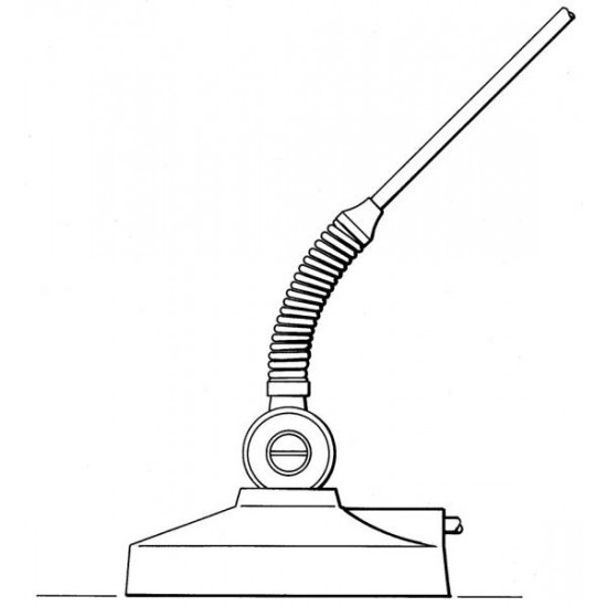 Sirio GL-27 BLACK 4M RG58/PL ASP-1 Mobilā CB antena L=114cm 2211724.76